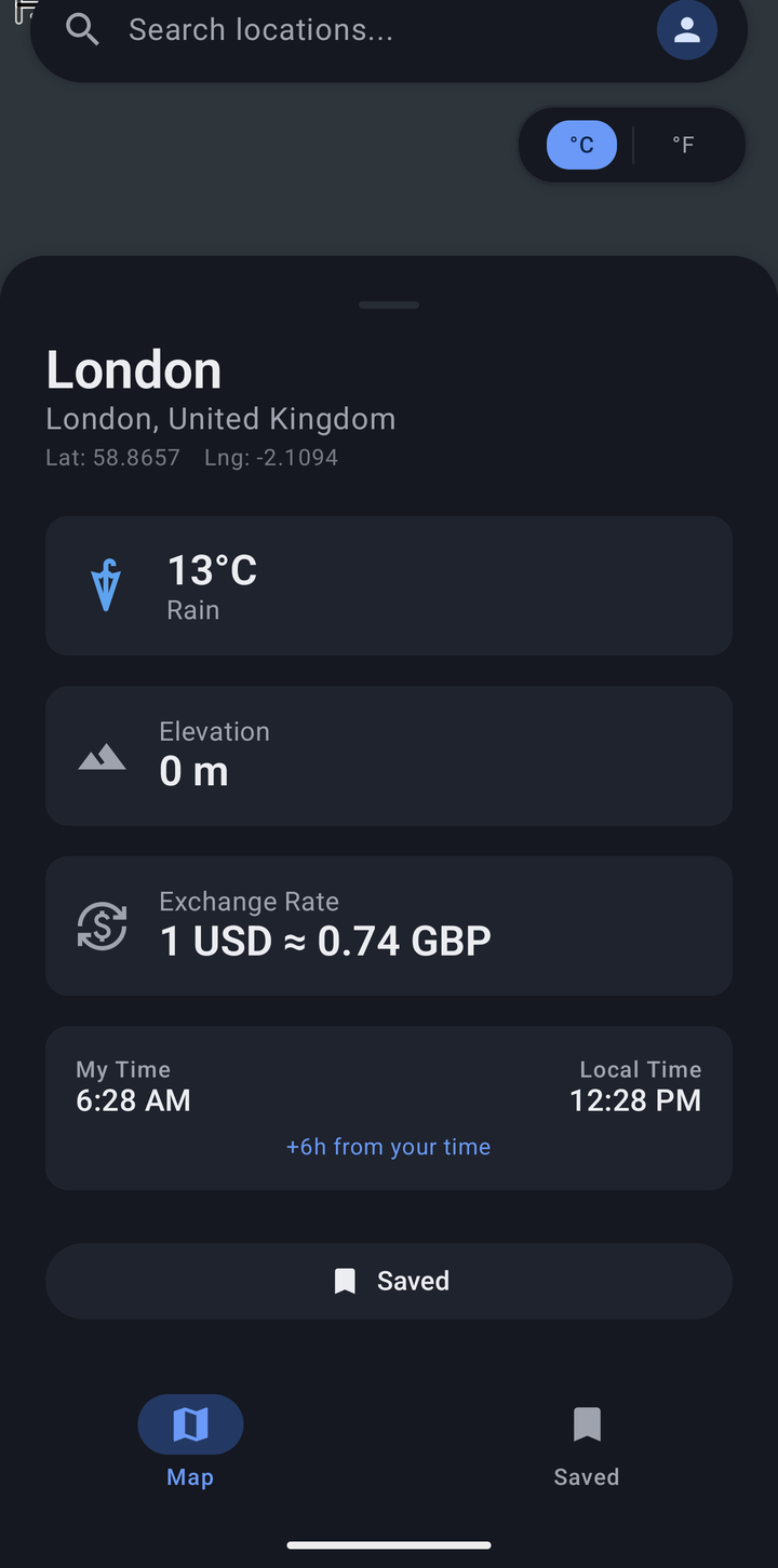 WorldLens map screenshot preview
